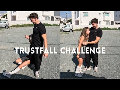 I did the TRUST-FALL challenge on my boyfriend 😂 | Ikea vlog in Cyprus ♡