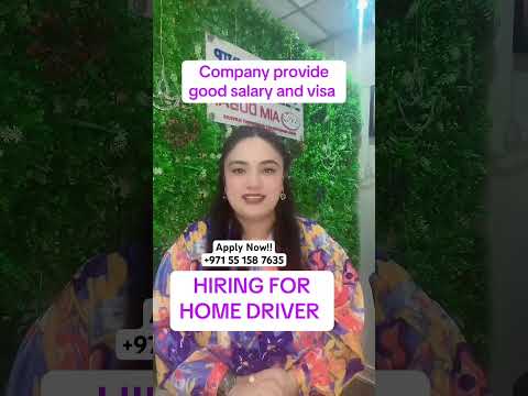 Driver job in dubai #dubaijobs #dubai