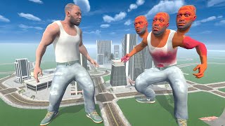 Franklin Vs 3 Head Red Franklin - INDIAN BIKE DRIVING 3D