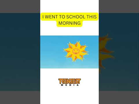 I Went to School One Morning | Fun Nursery Rhyme for Kids! 🏫🎵Nursery Rhymes 12