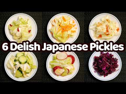 6 Easy & Quick Japanese Cabbage Pickles | Asazuke style Tsukemono