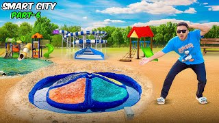 Smart City Part-6: We Built a Giant Colorful Pool in the Park! 😱🌈 | Waterpark Upgrade Begins!