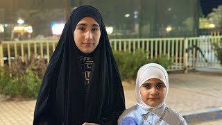 فطومه وشموسه في مدينة العاب نوارس كربلاء