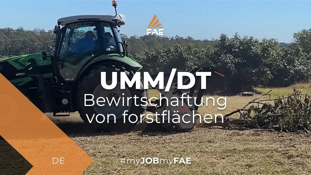Video Forstwirtschaftliches Mähen mit DEUTZ-FAHR Traktor in Australien