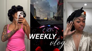 WEEKLY VLOG | car vlog + a quick road trip + grocery shopping