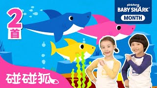 🆕 鲨鱼舞 🦈｜一起跳鲨鱼一家｜鲨鱼宝宝 嘟噜噜嘟噜 🦈｜1+1｜New Baby Shark Dance｜中文儿歌｜鲨鱼歌｜碰碰狐Pinkfong