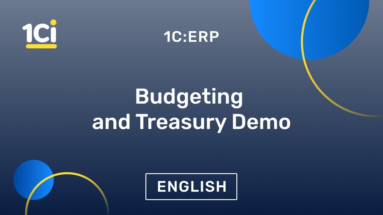 1C:ERP Demo – Budgeting and Treasury Functionality | 16.06.2021

This video demonstrates functions and capabilities of the budgeting and treasury subsystem of 1C:ERP. You will see how the ...