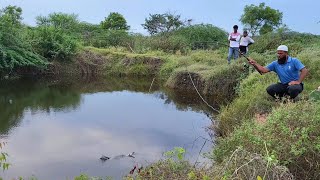 "VILLAGE DEEP POUND &TRIPLE HOOK FISHING!" SMALL ROHUFISHES WITH A TRIPIE HOOK FISHING TECHNIQUES 