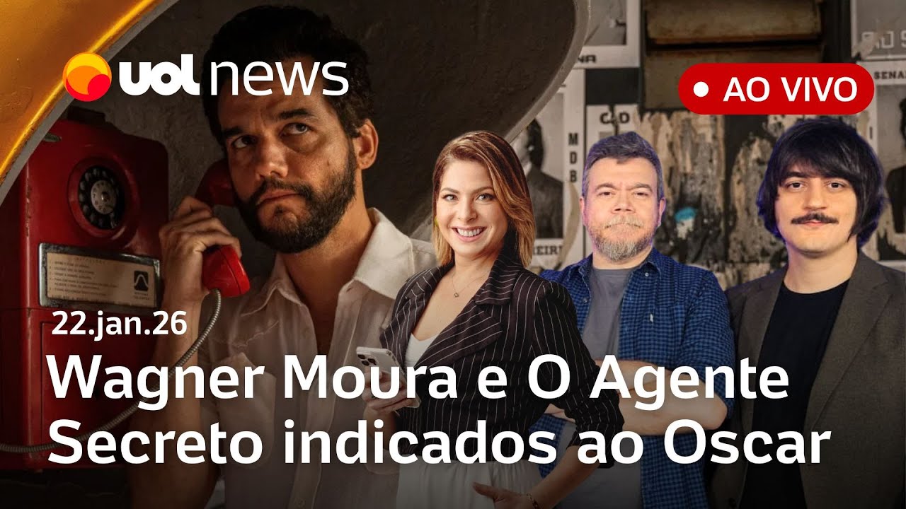 Oscar ao vivo: acompanhe lista de indicados; Wagner Moura e O Agente Secreto estão entre favoritos