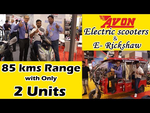 Avon E-Rickshaw And Electric Scooters | Low Speed Electric Scooters In India | Electric Vehicles |