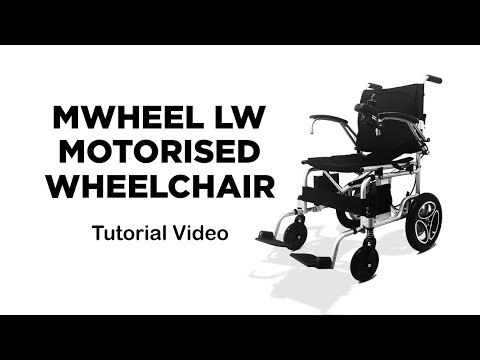 MWHEEL LW Motorized Electric Wheelchair | Tutorial Video