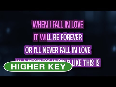 When I Fall In Love (Karaoke Higher Key) – Celine Dion feat. Clive Griffin