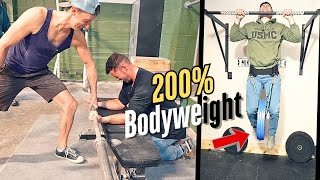 How I Pull Up w/ Over 200% BW | Full Workout