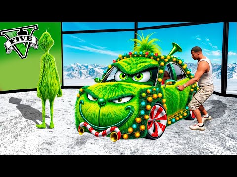 Robé los COCHES SECRETOS de EL GRINCH en GTA 5