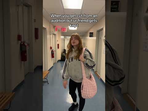 When you get cut from a dance audition but your friend gets kept #dancehumor #danceclass #shorts