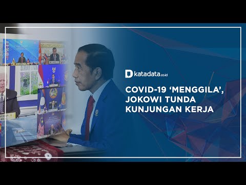 Covid-19 ‘Menggila’, Jokowi Tunda Kunjungan Kerja | Katadata Indonesia