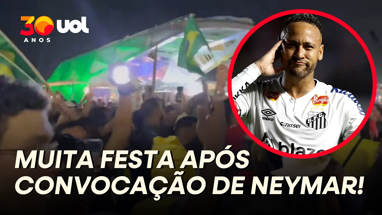 NEYMAR É CONVOCADO E TORCEDORES VIBRAM NO MUSEU DO AMANHÃ