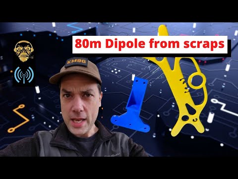 How to build an 80m Dipole with leftover DX Commander Parts