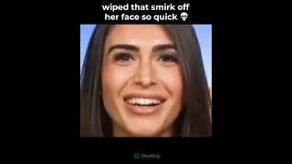 she was not expecting that 💀