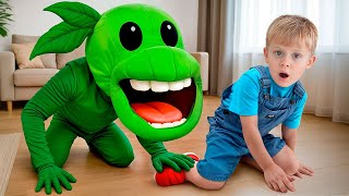 🌱 Oliver y la Planta que Cobra Vida 😲