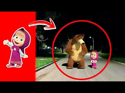 MASHA Y EL OSO Captados en CÁMARA en la Vida Real