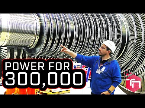 Power For 300,000 people! The 60 Ton Industrial Steam Turbine!
