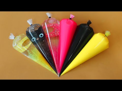 Making Slime with Piping Bags! Most Satisfying Slime Video★ASMR★#ASMR #PipingBags