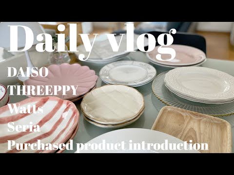 主婦のvlog🧹|100均購入品紹介|食器収納🍚|主婦の暮らし
