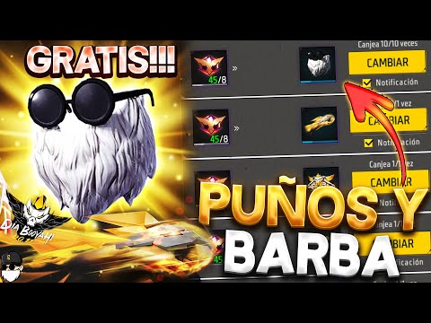 BARBA Y PUÑOS GRATIS PARA TODOS EVENTO DIA BOOYAH FREE FIRE