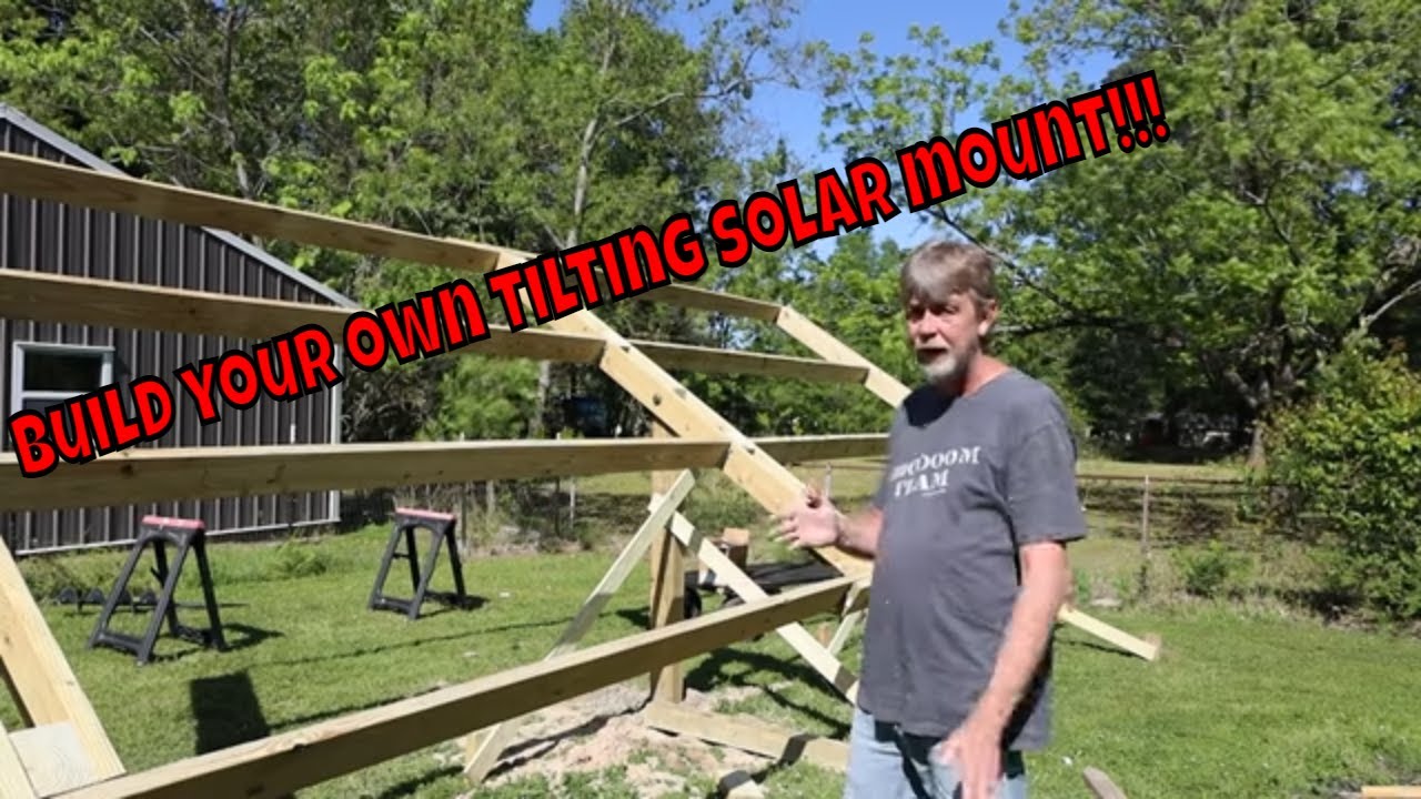 DIY Tilting Solar Mount Build!