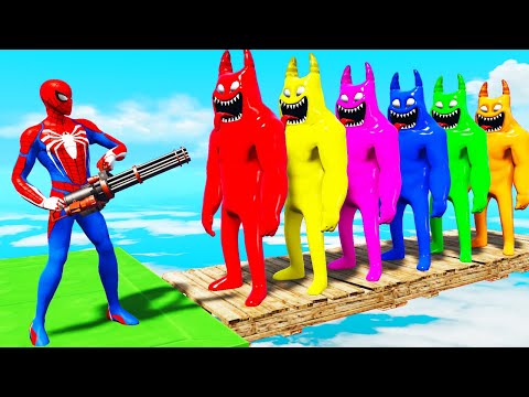 GTA 5 Epic Ragdolls | Spiderman and Super Heroes Jumps/fails Episode 105 (Euphoria Physics)