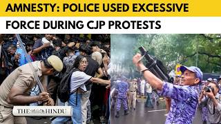 YouTube video thumbnail: Delhi Neet-UG Protests: Amnesty Flags Use of Pellet Guns, Electric Shock Devices