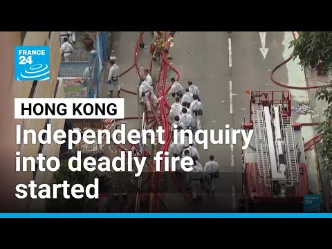 YouTube video thumbnail: Hong Kong to Start Independent Inquiry Into Deadly Fire as Public Pressure Mounts