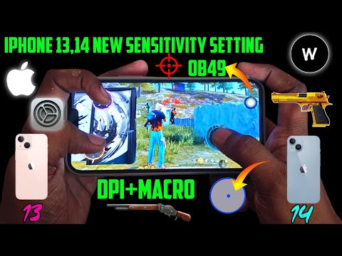 iphone 13,14 headshot setting ob49 free fire 2025|iphone14,13 sensitivitydpi+macro setting free fire
