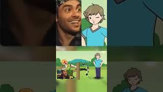 ¡Steve se volvió loco! Reacción a película de Minecraft  #shortskids #shortsvideo