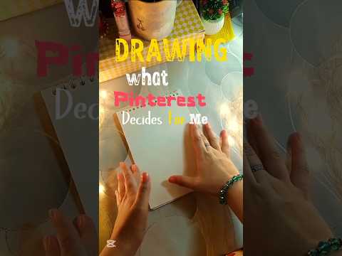Pinterest decides What I draw 💖#drawing#art#shorts#artchallenge#aestheticart#trending