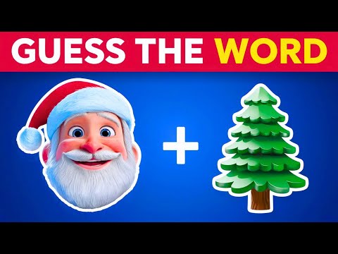 Guess the WORD by Emoji - Christmas Edition 🎄🎅🎁 | Emoji Quiz