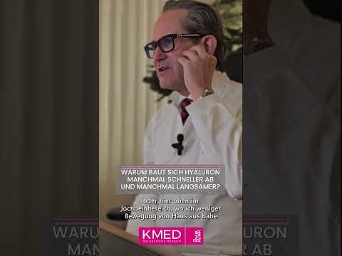 Warum baut sich Hyaluron manchmal schneller ab und manchmal langsamer ...? | Dr. Knabl antwortet