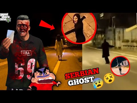 Shinchan & Franklin Found SERBIAN LADY GHOST | JSS GAMER