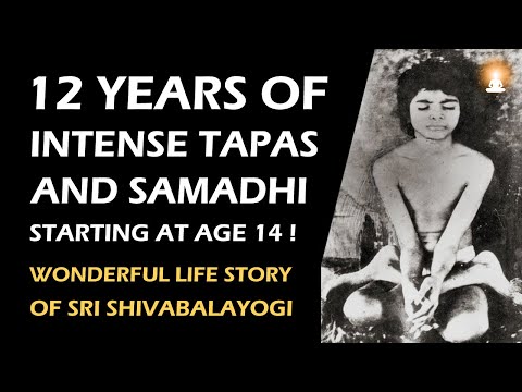 MEDITATION For 23 Hours Every Day! | 12 Years of Intense Meditation and Samadhi | Sri Shivabalayogi