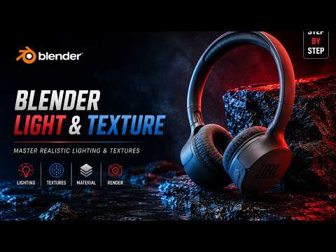 Blender Lighting & Texturing Tutorial | Create Realistic Product Renders