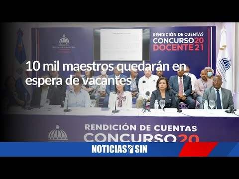 10 mil maestros quedarán en espera de vacantes