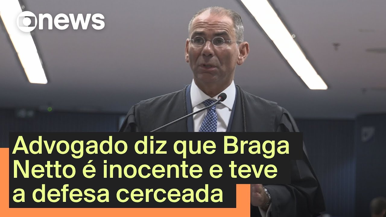 Advogado diz que Braga Netto é inocente e teve a defesa cerceada