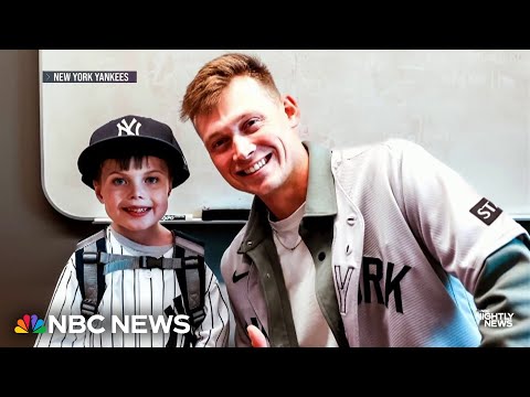 YouTube video thumbnail: Yankees Surprise 7-Year-old fan at Boston Hospital