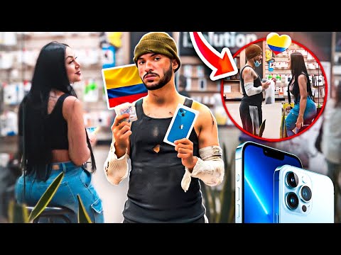 Vagabundo compra en COLOMBIA el iPhone MÁS COSTOSO Y PASA ESTO! | Termina Regalándolo