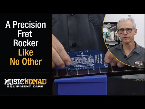 A Precision Fret Rocker Tool to Check Fret Levelness for High or Low Frets