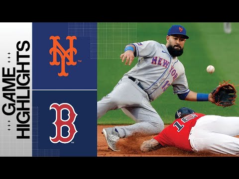 Mets vs. Red Sox Game 1 Highlights (7/22/23) | MLB Highlights video clip