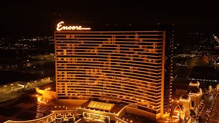 Encore casino drone shot