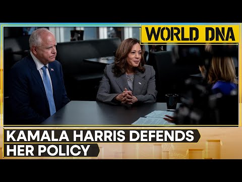 Kamala Harris defends her policy on immigration and fracking | WION World DNA LIVE