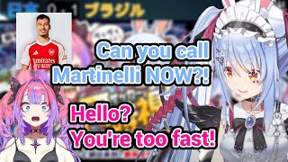 Pekora Told Vivi to Call Martinelli During The Match and Tell Him to S